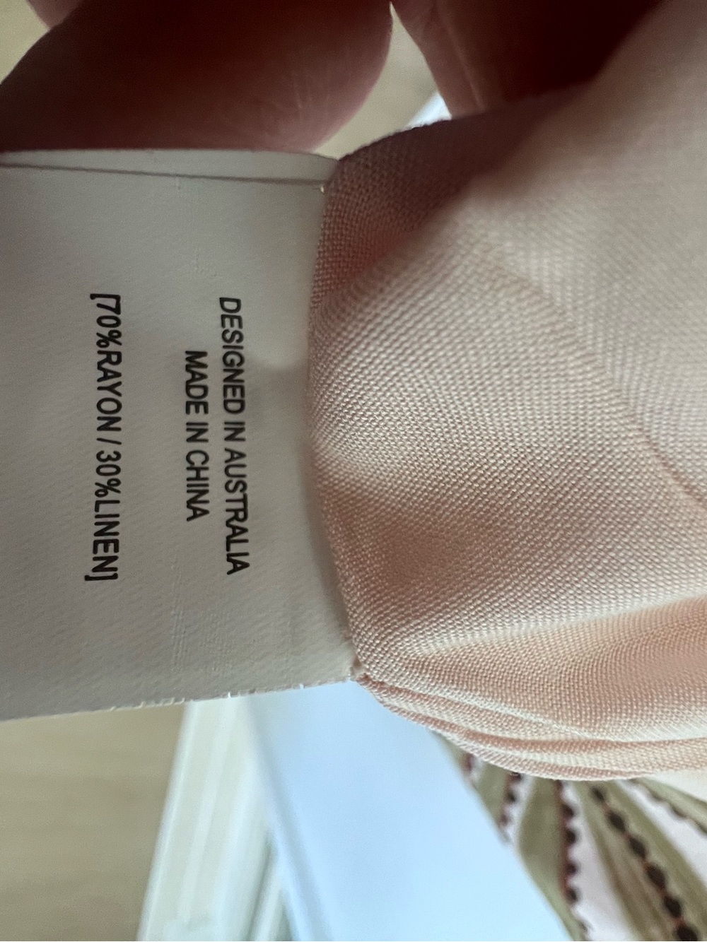 Petal & Pup NWT Linen blend Giada Tie Strap Minidress/ tropical NWT $100 retail - Picture 10 of 10